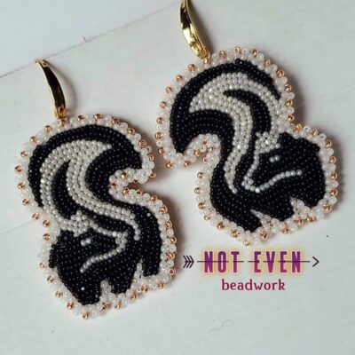 Not Even beadwork