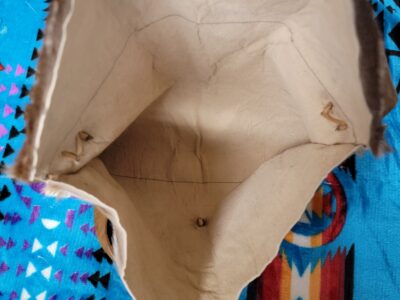 Axis deer hide possibles bag