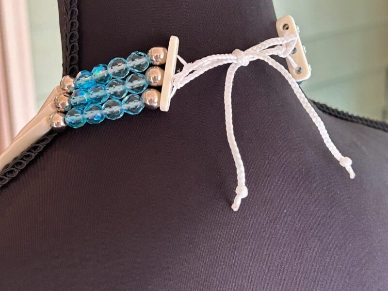 Turquoise with Fire Colors Regalia Necklace