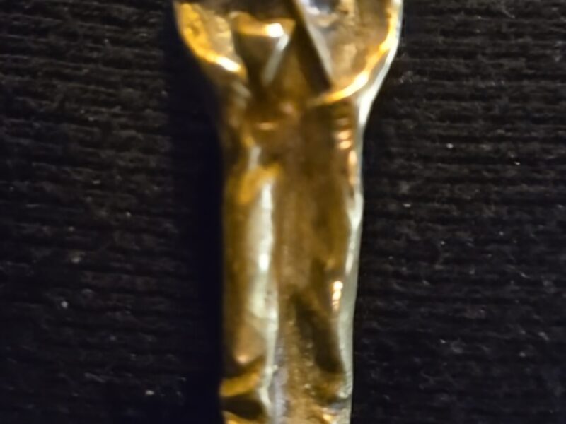 Vintage Native Indian Letter Opener Never Forget Belgium 1945 RARE!